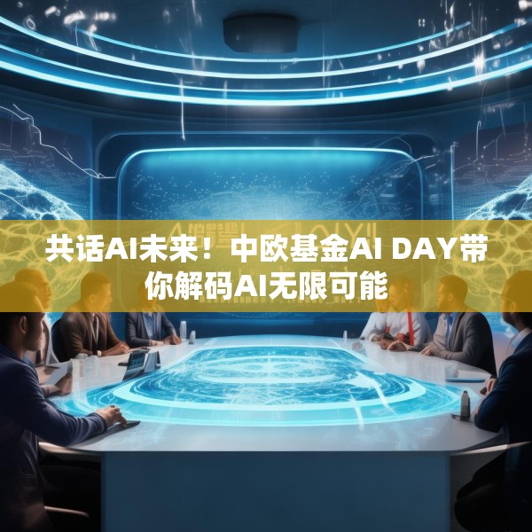 共话AI未来！中欧基金AI DAY带你解码AI无限可能