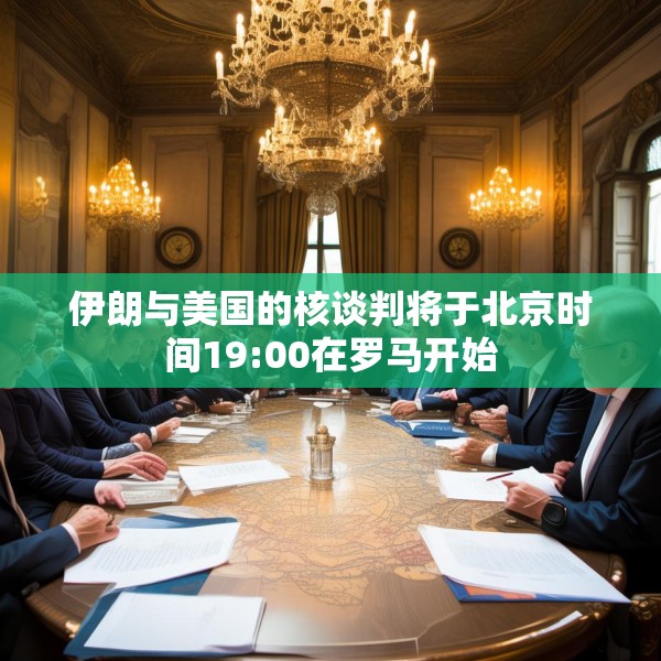 伊朗与美国的核谈判将于北京时间19:00在罗马开始