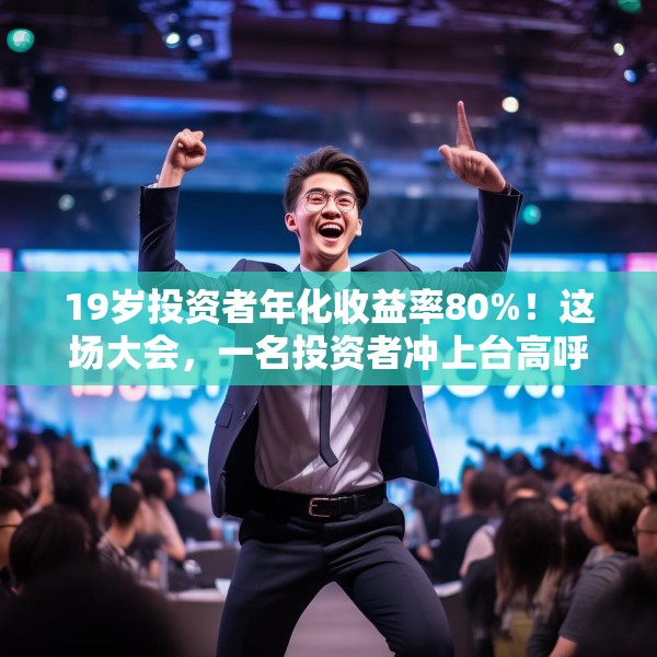 19岁投资者年化收益率80%！这场大会，一名投资者冲上台高呼“我一定会成功的”！