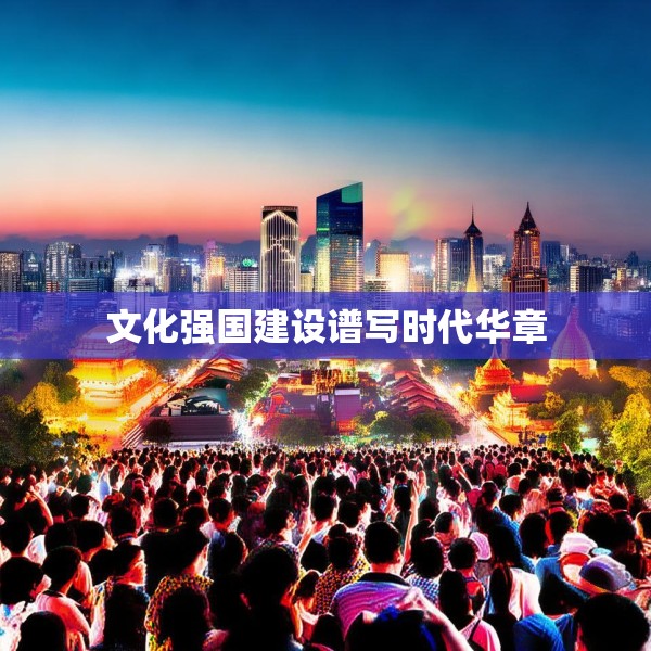 文化强国建设谱写时代华章