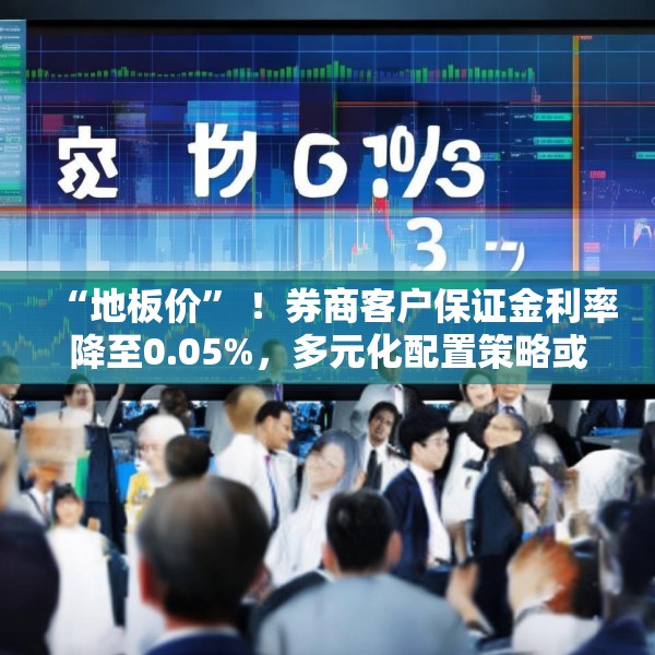 “地板价” ！券商客户保证金利率降至0.05%，多元化配置策略或将破局