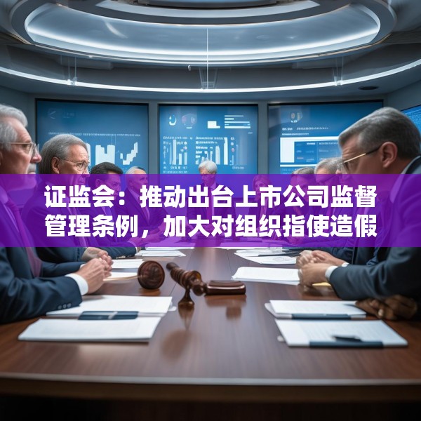 证监会：推动出台上市公司监督管理条例，加大对组织指使造假、资金占用等违法行为的打击力度