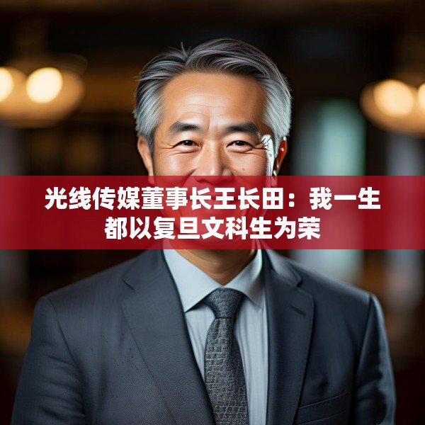 光线传媒董事长王长田：我一生都以复旦文科生为荣