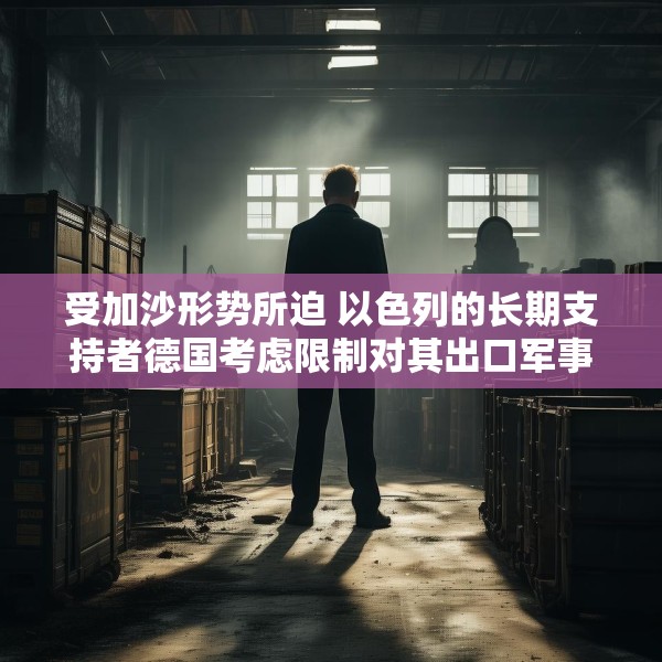 受加沙形势所迫 以色列的长期支持者德国考虑限制对其出口军事装备