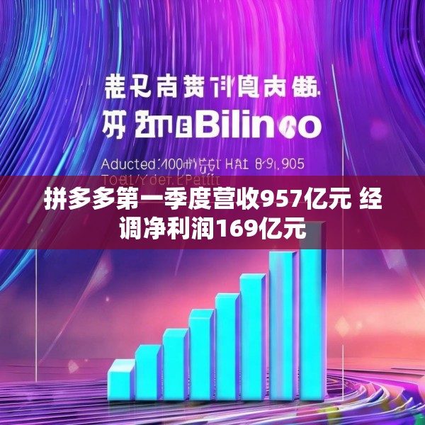 拼多多第一季度营收957亿元 经调净利润169亿元