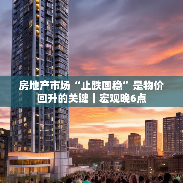 房地产市场“止跌回稳”是物价回升的关键｜宏观晚6点