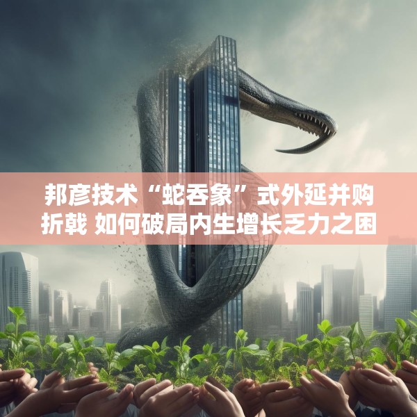 邦彦技术“蛇吞象”式外延并购折戟 如何破局内生增长乏力之困
