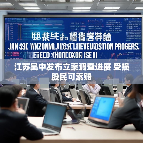 江苏吴中发布立案调查进展 受损股民可索赔