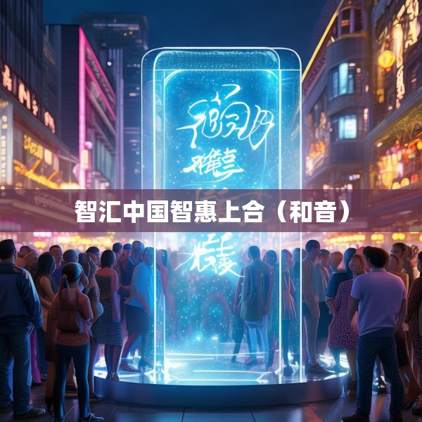 智汇中国智惠上合（和音）