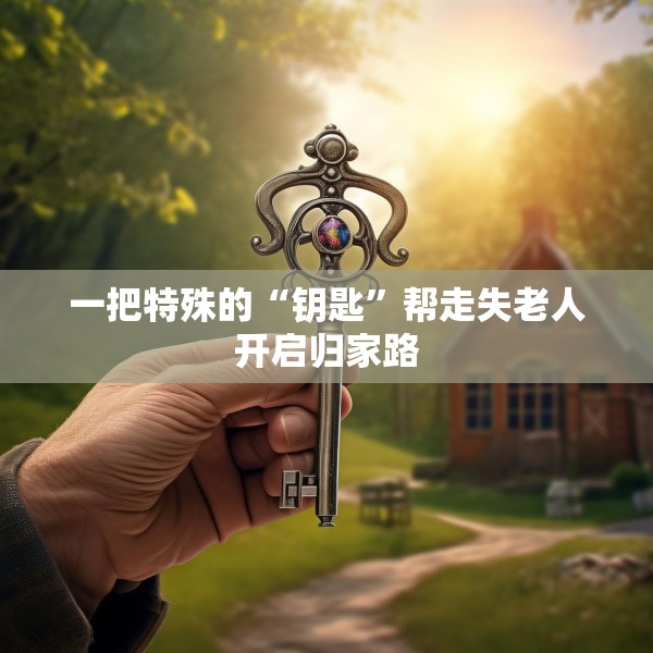 一把特殊的“钥匙”帮走失老人开启归家路