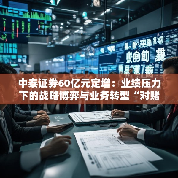 中泰证券60亿元定增：业绩压力下的战略博弈与业务转型“对赌”