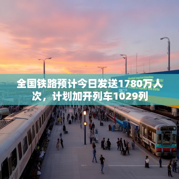 全国铁路预计今日发送1780万人次，计划加开列车1029列