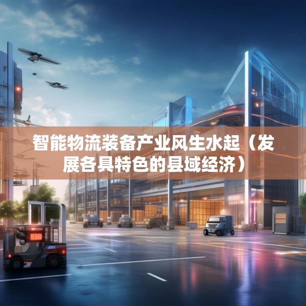 智能物流装备产业风生水起（发展各具特色的县域经济）