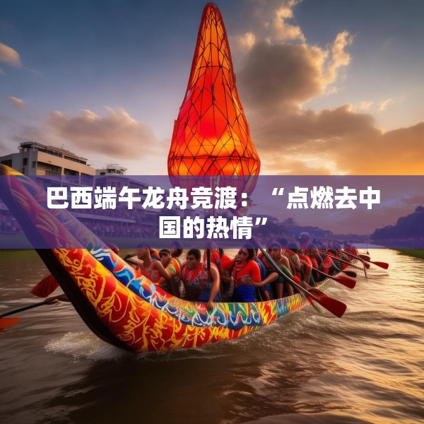 巴西端午龙舟竞渡：“点燃去中国的热情”