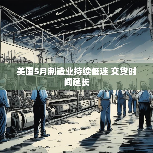 美国5月制造业持续低迷 交货时间延长