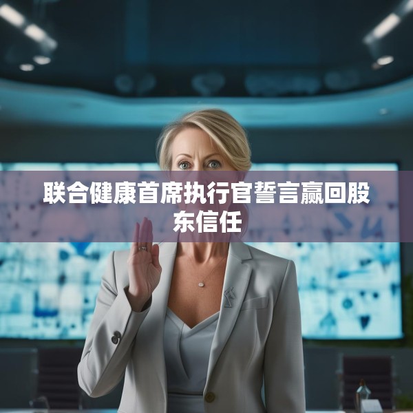 联合健康首席执行官誓言赢回股东信任