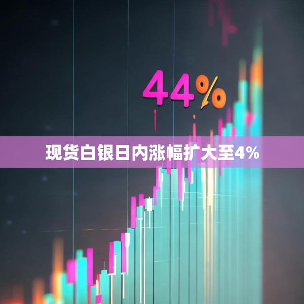 现货白银日内涨幅扩大至4%