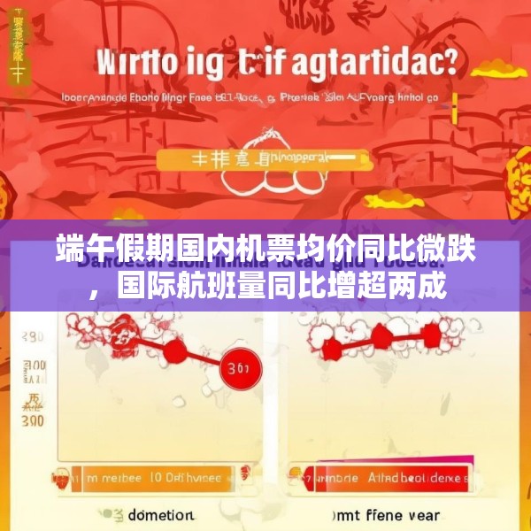 端午假期国内机票均价同比微跌，国际航班量同比增超两成