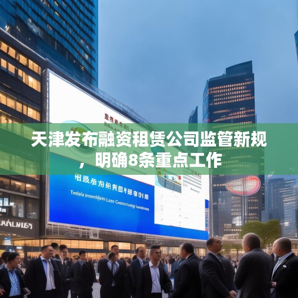 天津发布融资租赁公司监管新规，明确8条重点工作