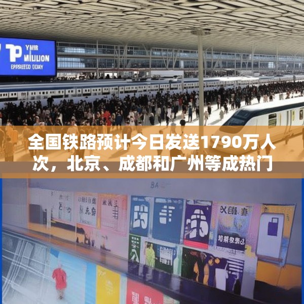 全国铁路预计今日发送1790万人次，北京、成都和广州等成热门出发城市
