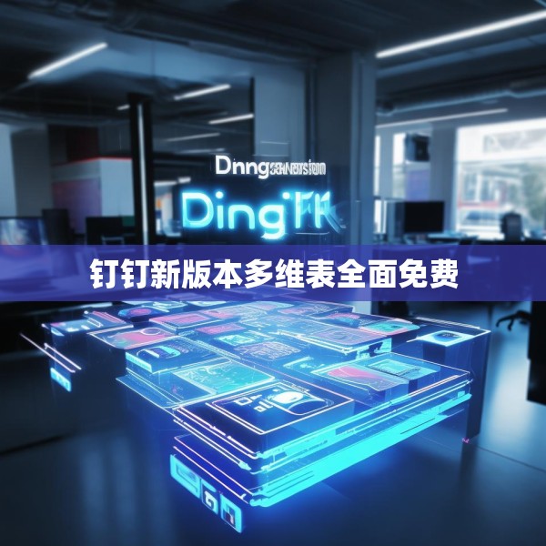 钉钉新版本多维表全面免费