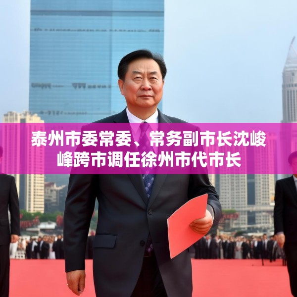 泰州市委常委、常务副市长沈峻峰跨市调任徐州市代市长