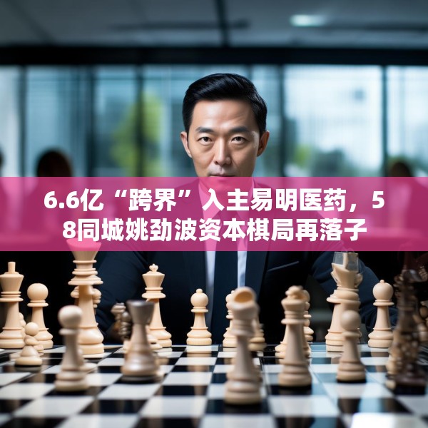 6.6亿“跨界”入主易明医药，58同城姚劲波资本棋局再落子