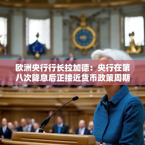 欧洲央行行长拉加德：央行在第八次降息后正接近货币政策周期尾声