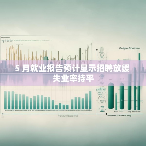 5 月就业报告预计显示招聘放缓 失业率持平