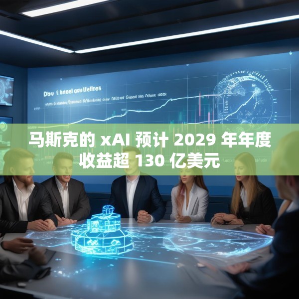 马斯克的 xAI 预计 2029 年年度收益超 130 亿美元