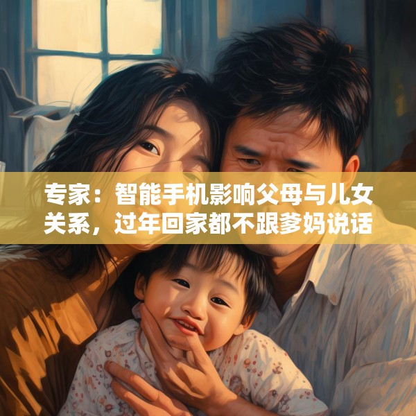 专家：智能手机影响父母与儿女关系，过年回家都不跟爹妈说话