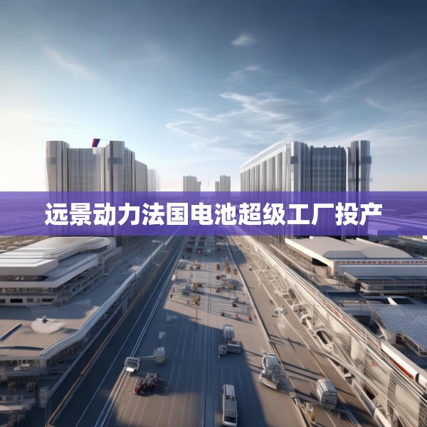 远景动力法国电池超级工厂投产