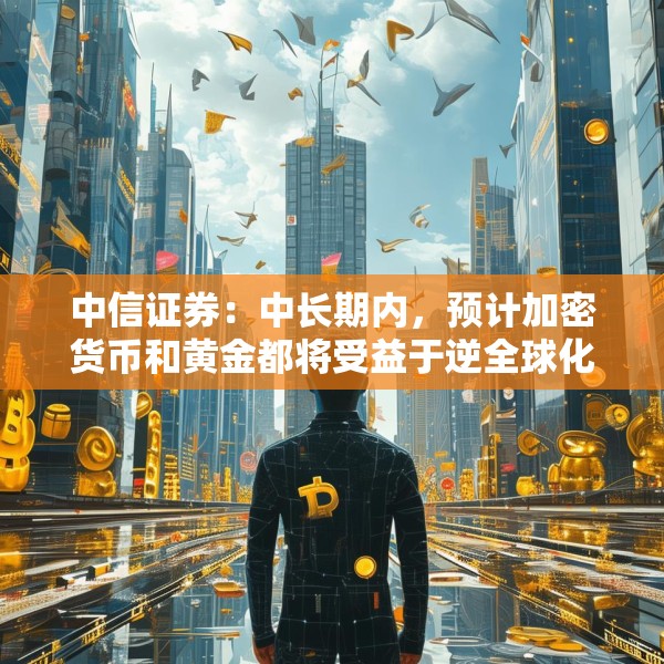 中信证券：中长期内，预计加密货币和黄金都将受益于逆全球化、去美元化带来的货币化