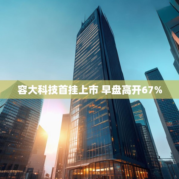 容大科技首挂上市 早盘高开67%
