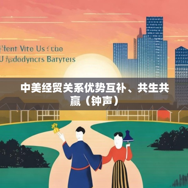中美经贸关系优势互补、共生共赢（钟声）