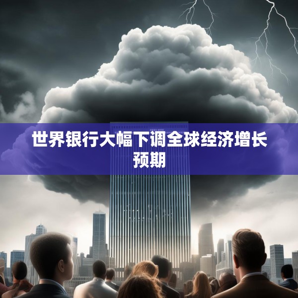 世界银行大幅下调全球经济增长预期