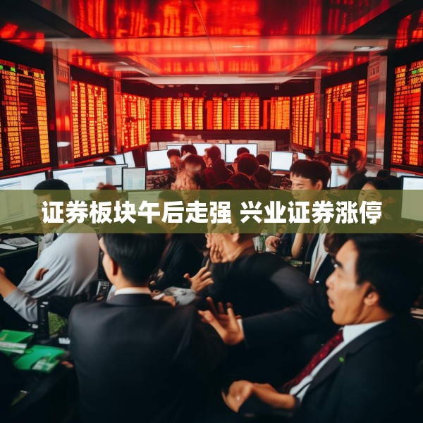 证券板块午后走强 兴业证券涨停