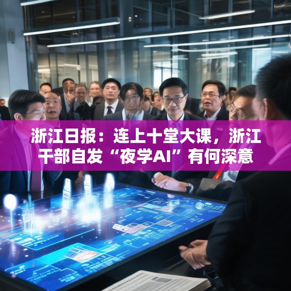 浙江日报：连上十堂大课，浙江干部自发“夜学AI”有何深意