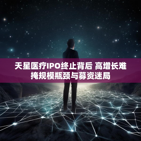 天星医疗IPO终止背后 高增长难掩规模瓶颈与募资迷局