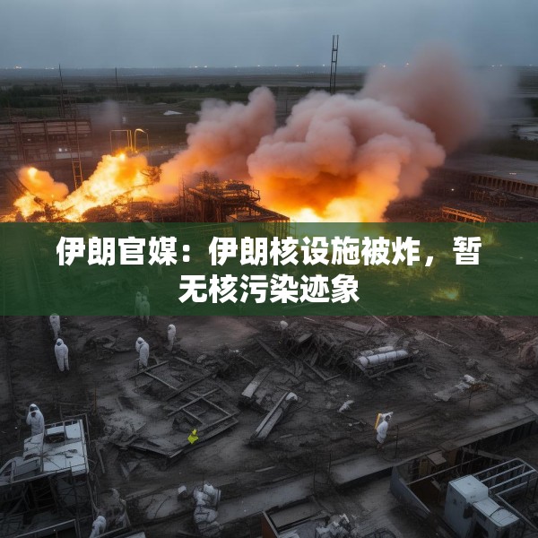 伊朗官媒：伊朗核设施被炸，暂无核污染迹象