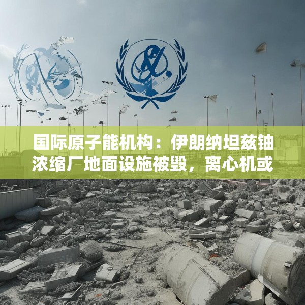 国际原子能机构：伊朗纳坦兹铀浓缩厂地面设施被毁，离心机或受损