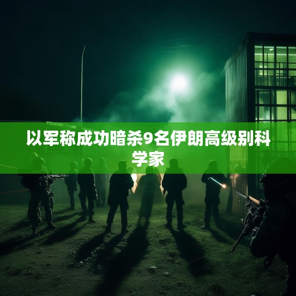 以军称成功暗杀9名伊朗高级别科学家