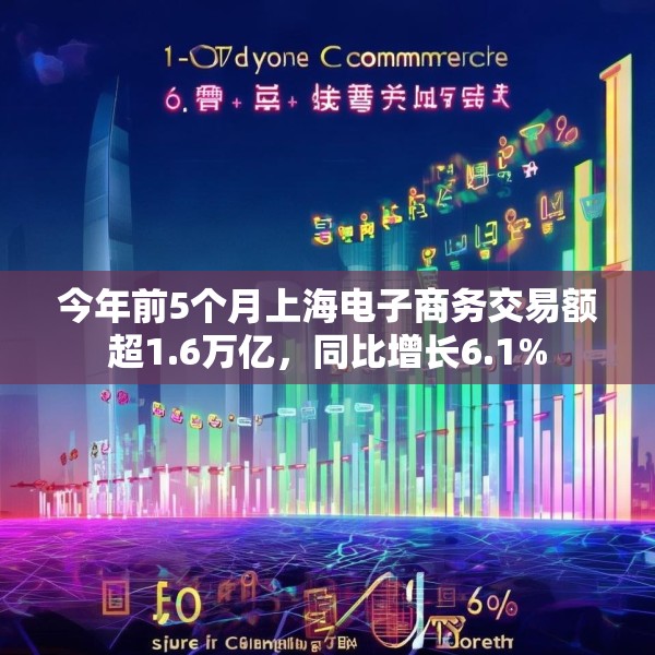 今年前5个月上海电子商务交易额超1.6万亿，同比增长6.1%