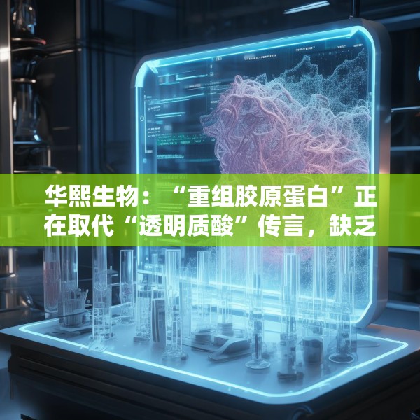 华熙生物：“重组胶原蛋白”正在取代“透明质酸”传言，缺乏真实数据支持