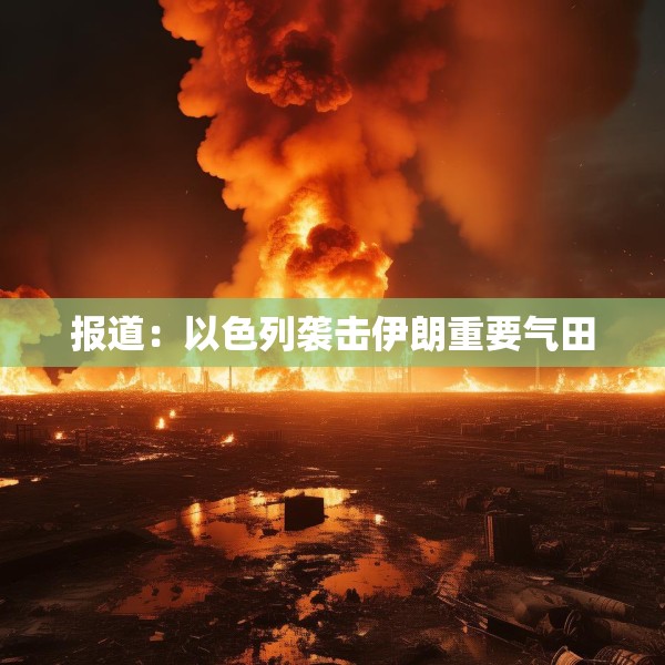 报道：以色列袭击伊朗重要气田