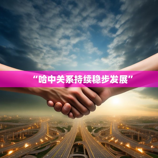 “哈中关系持续稳步发展”