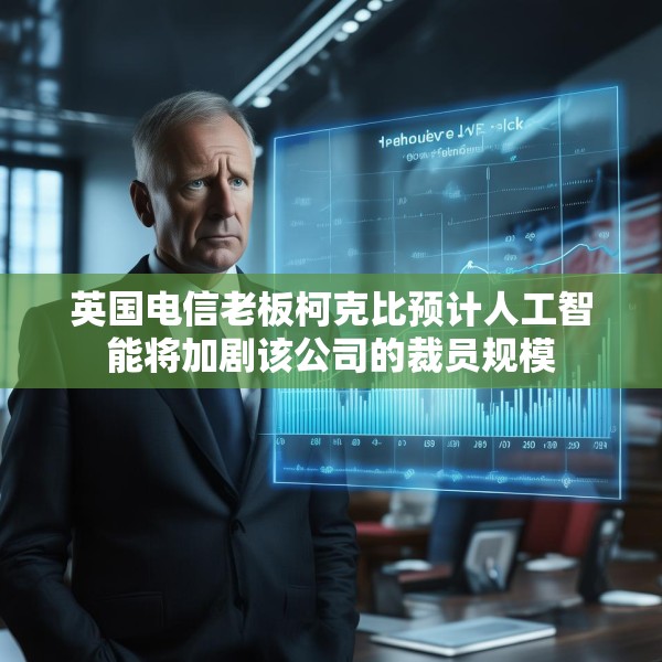英国电信老板柯克比预计人工智能将加剧该公司的裁员规模