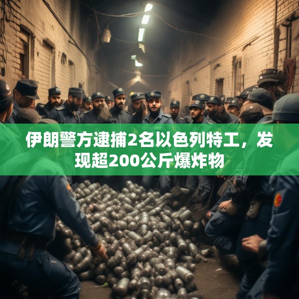 伊朗警方逮捕2名以色列特工，发现超200公斤爆炸物
