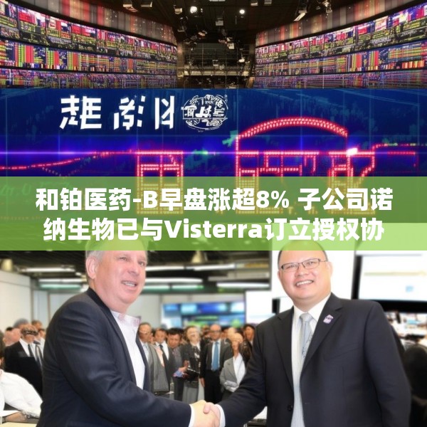 和铂医药-B早盘涨超8% 子公司诺纳生物已与Visterra订立授权协议