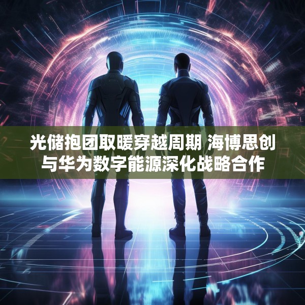 光储抱团取暖穿越周期 海博思创与华为数字能源深化战略合作